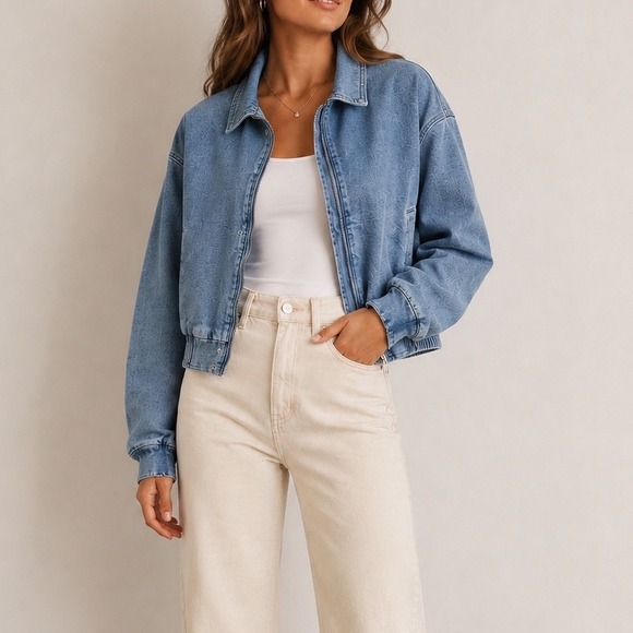 Anthropologie Jackets & Blazers - Anthropologie Avec Les Filles Bomber Jacket Full Zip Medium